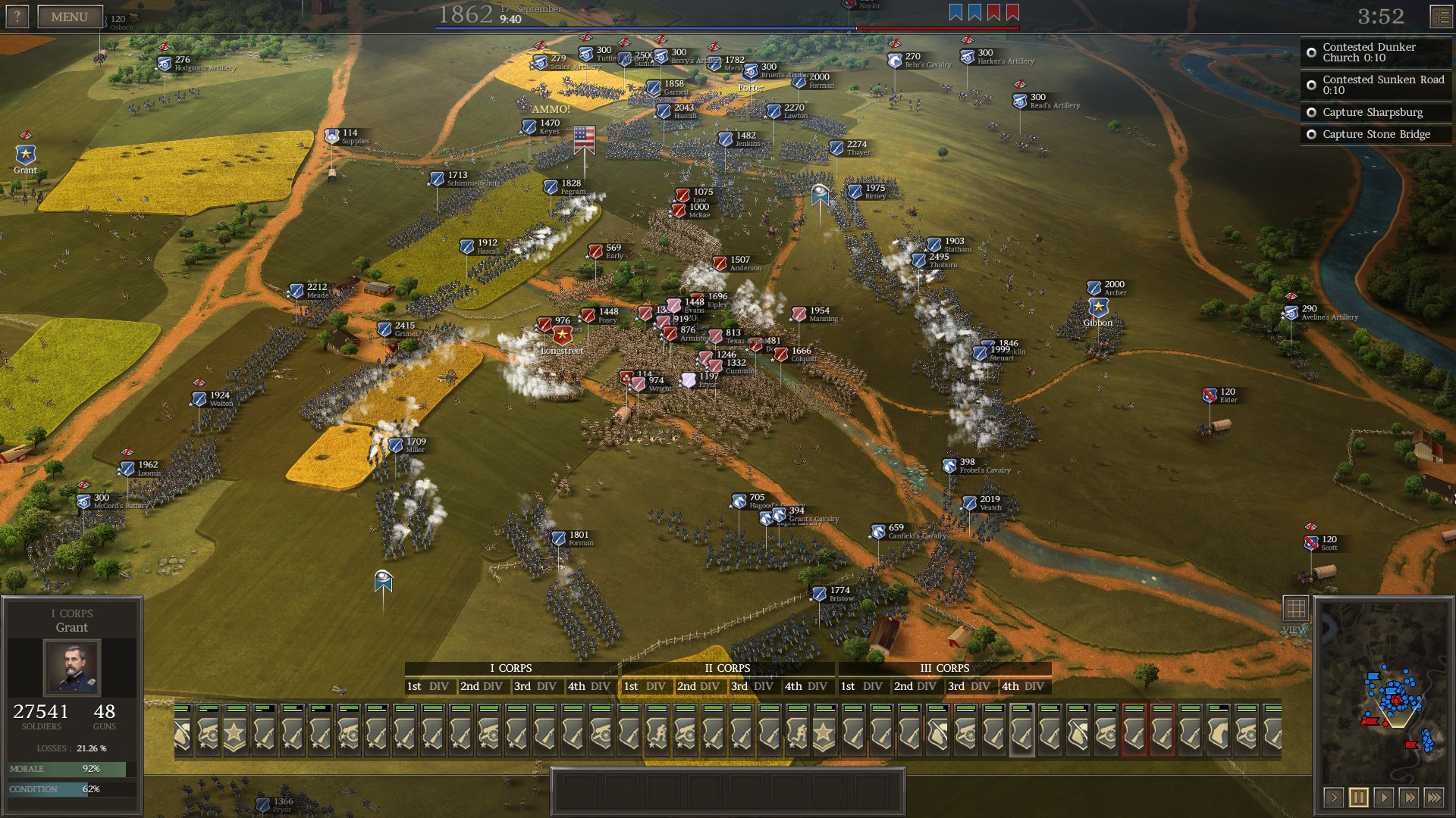 Ultimate General: Civil War — сражение