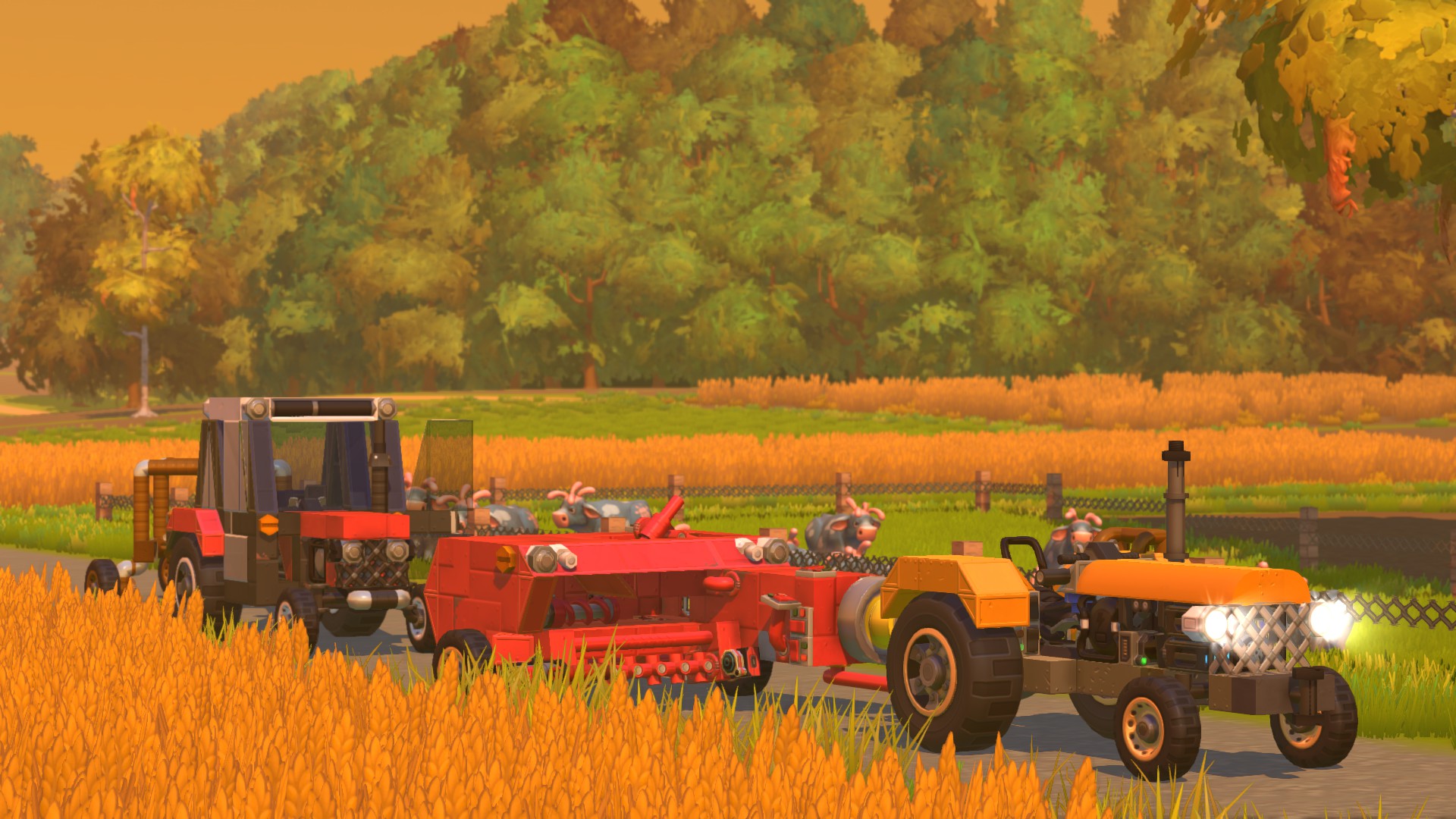 Самодельная сельскохозяйственная техника в Scrap Mechanic