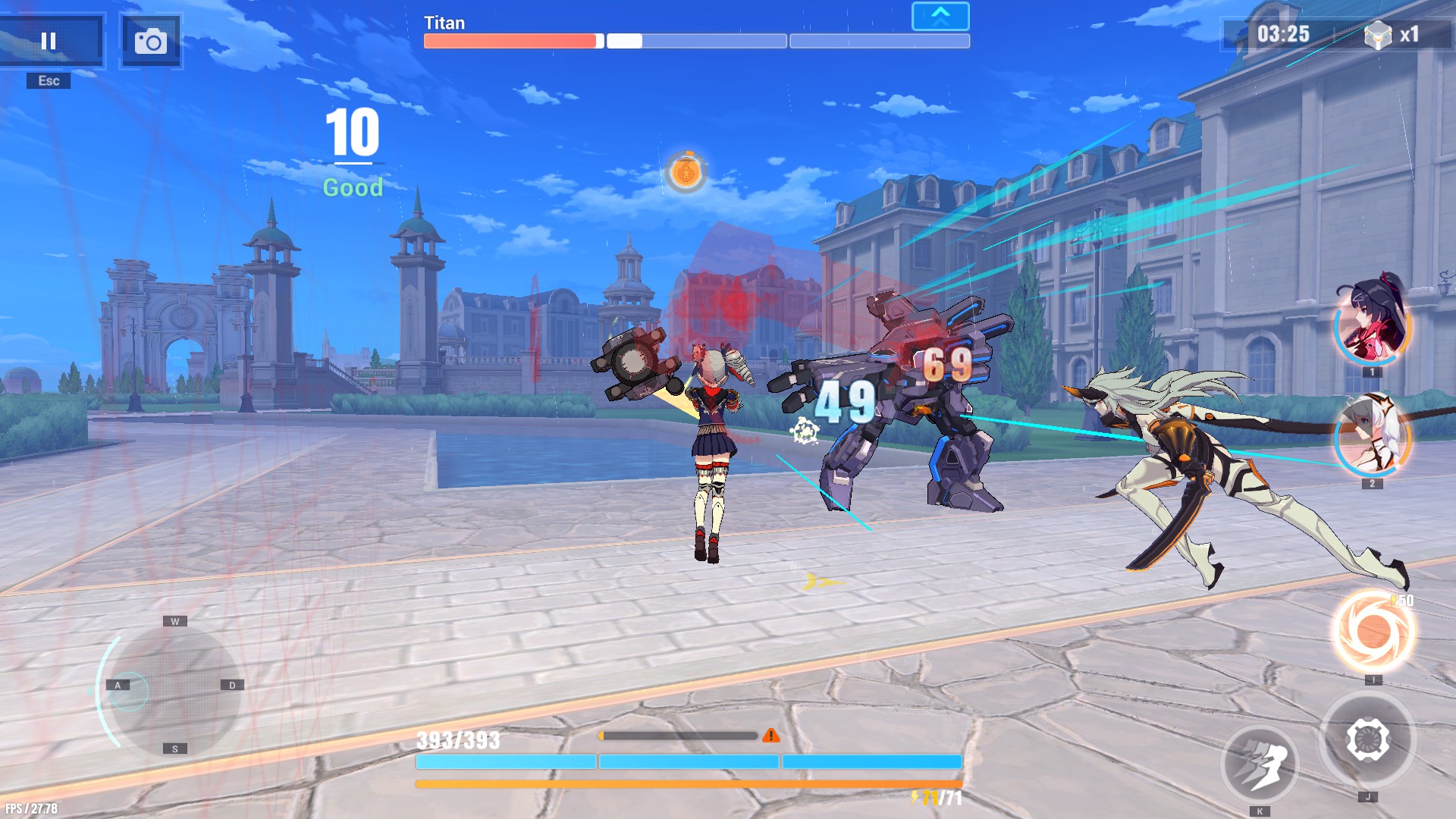 Командное сражение в Honkai Impact 3rd