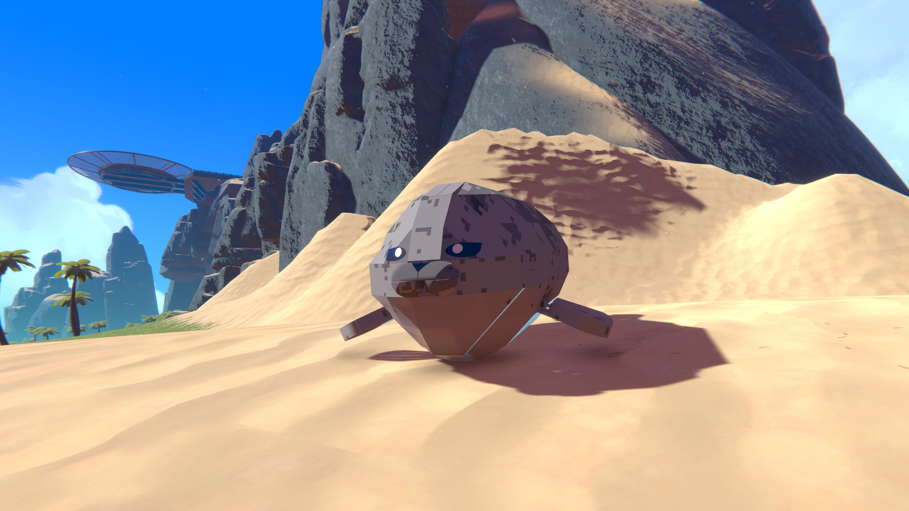 Самодельная машина на песчаном побережье в Trailmakers