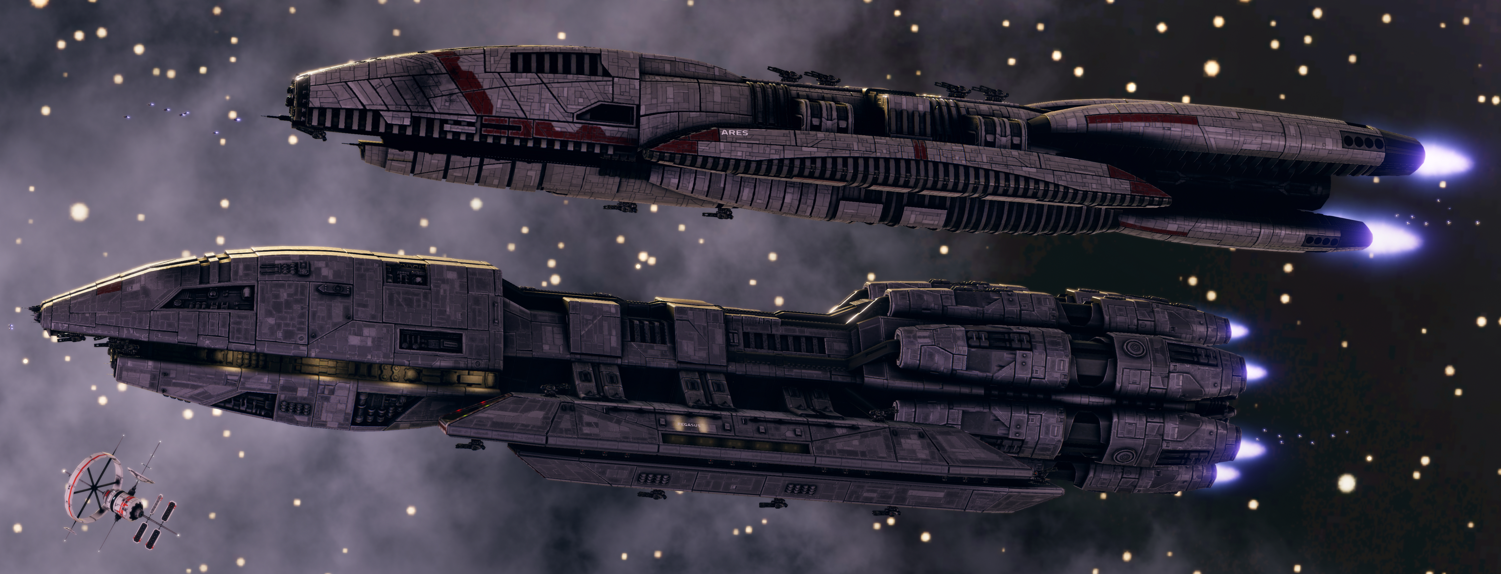 Корабли Колониального флота в Battlestar Galactica Deadlock