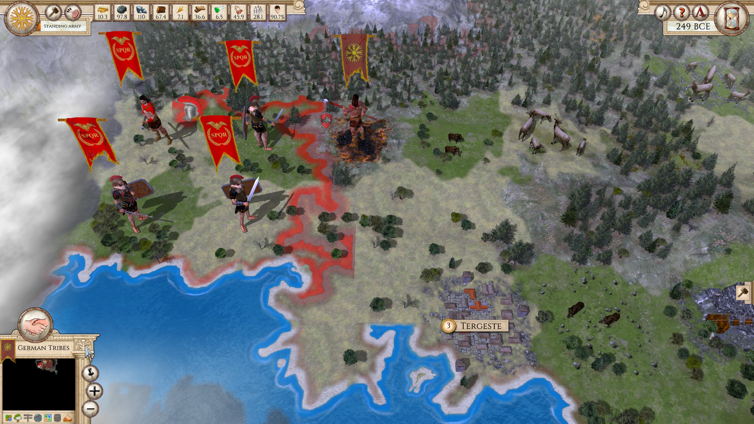 Aggressors: Ancient Rome — игровой процесс