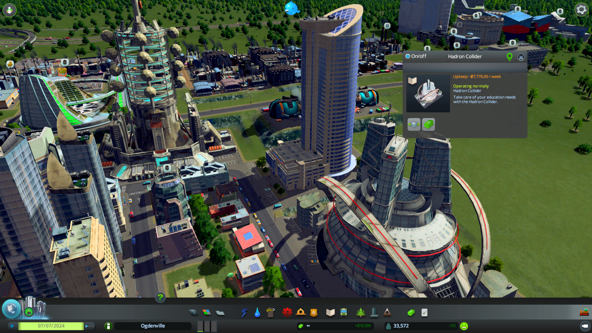 Скриншот игрового процесса Cities: Skylines