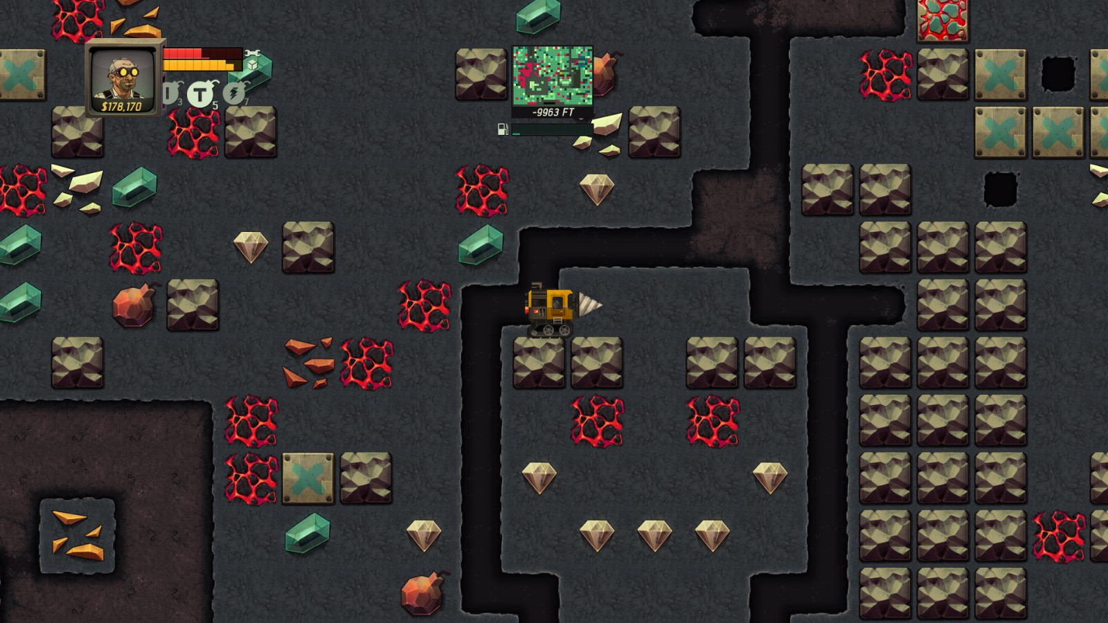 Игровой процесс Super Motherload