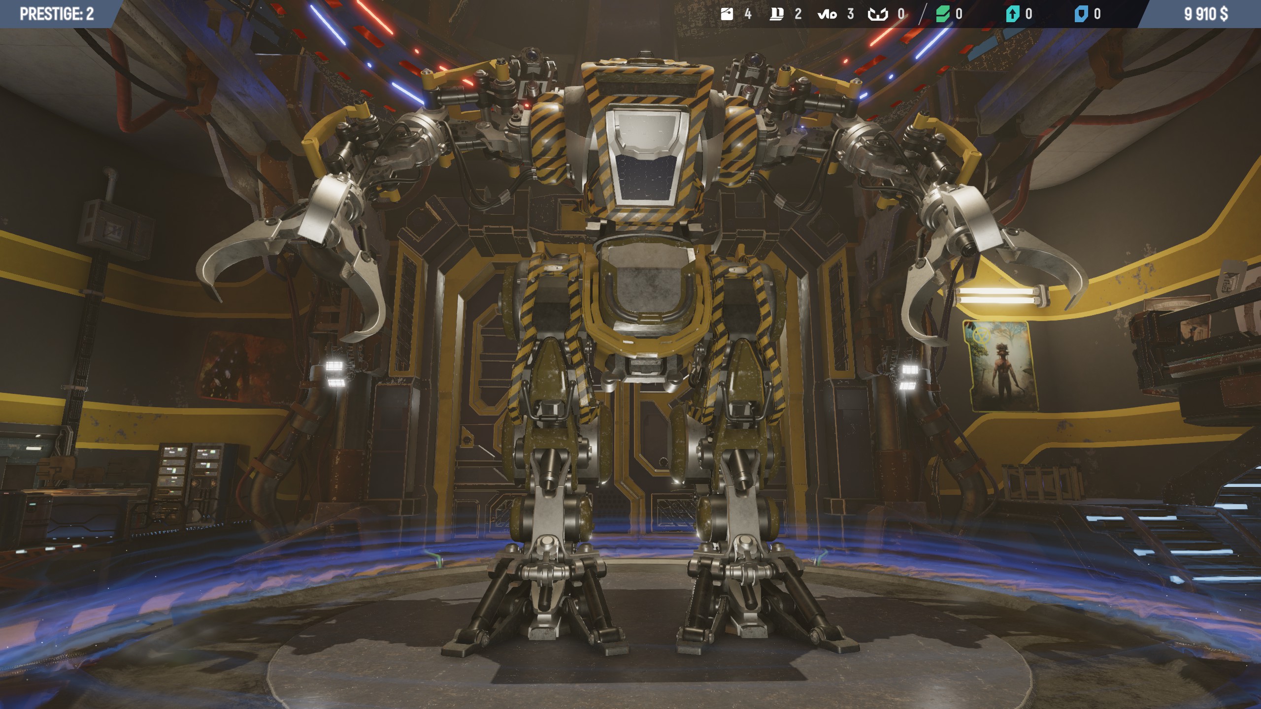 Ремонт большого робота в Mech Mechanic Simulator