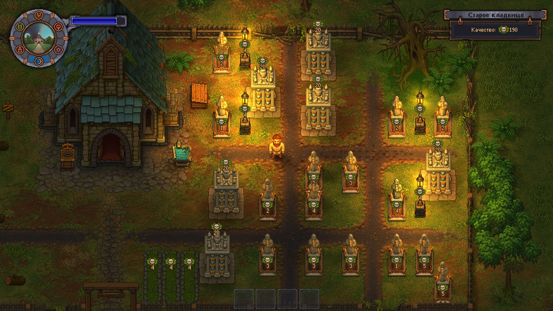 Игровой процесс Graveyard Keeper
