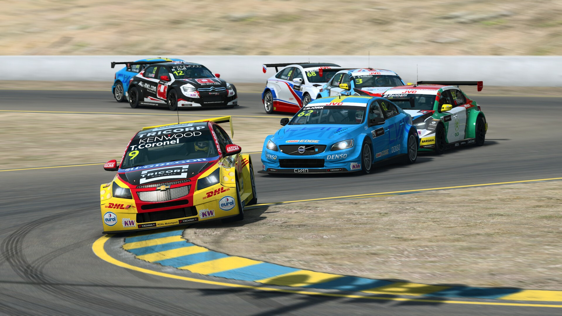 Борьба кузовных автомобилей в RaceRoom Racing Experience