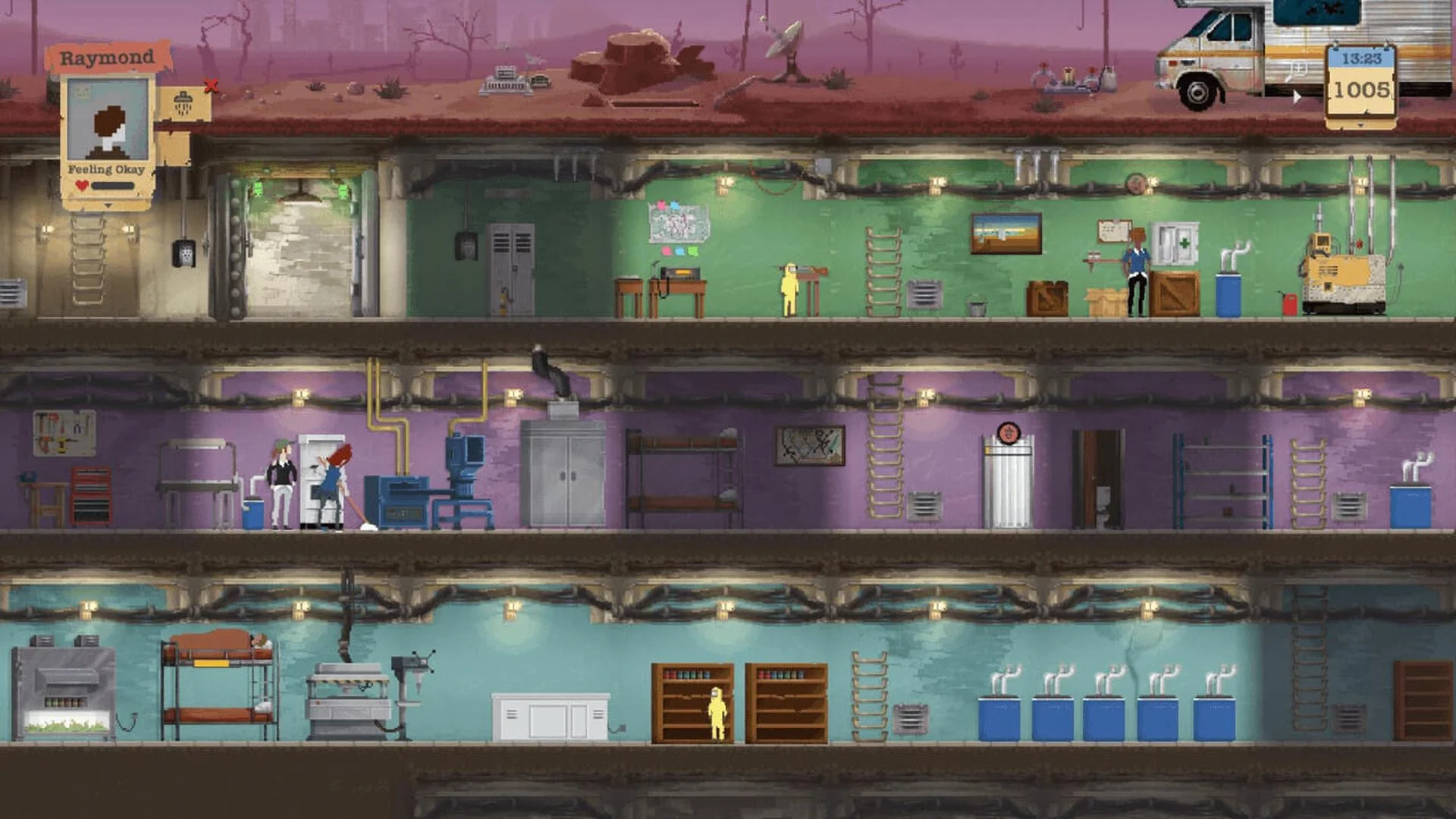 Sheltered — управление подземным убежищем после апокалипсиса