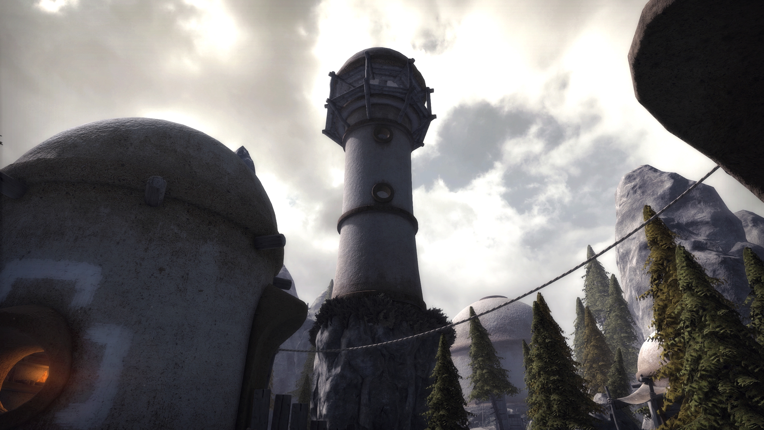 Quern — Undying Thoughts — постройки на острове