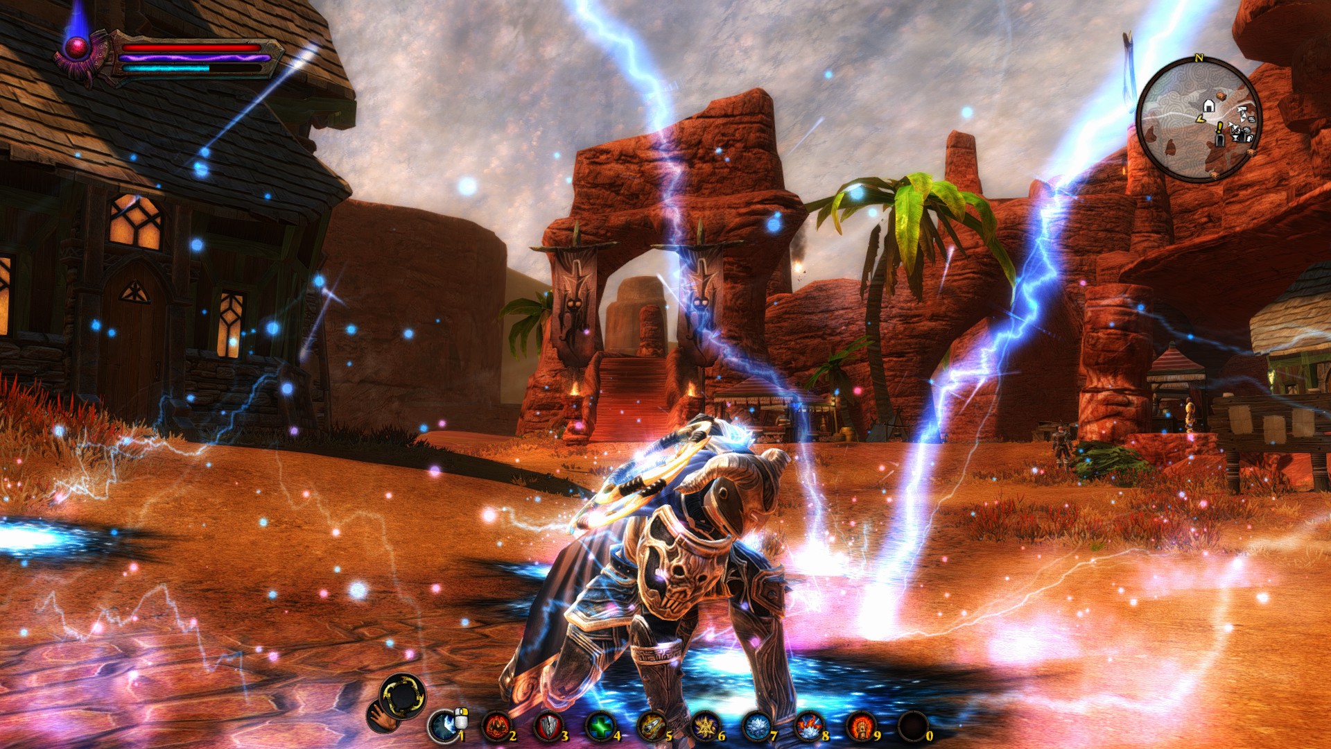 Геймплей Kingdoms of Amalur: Reckoning: применение боевой магии