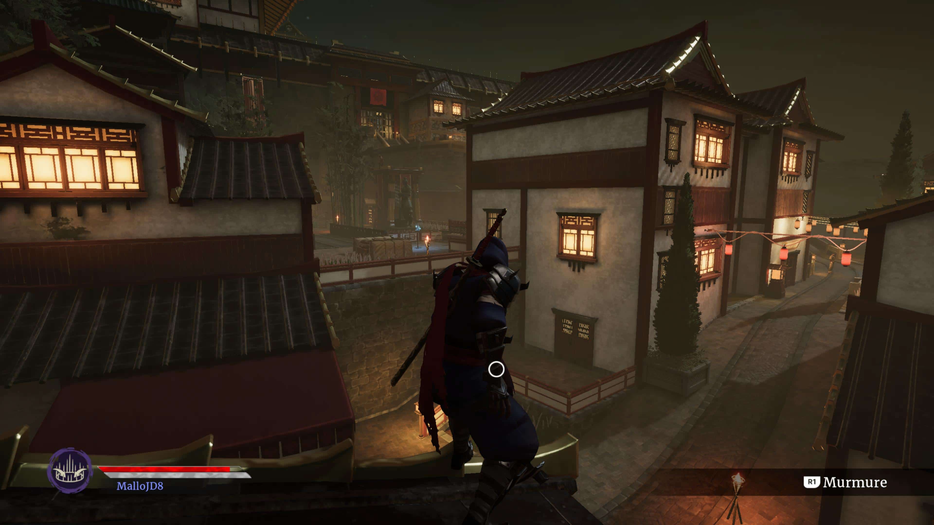 Aragami 2 — скрытное передвижение по крышам зданий
