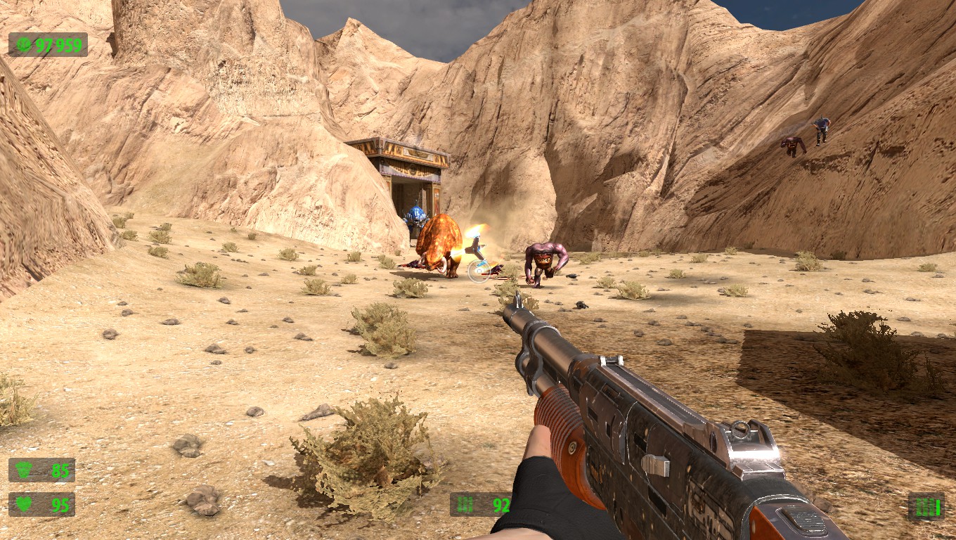 Геймплей Serious Sam HD: The First Encounter