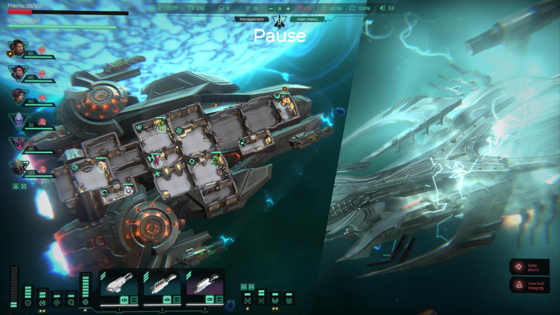 Игровой процесс Trigon: Space Story