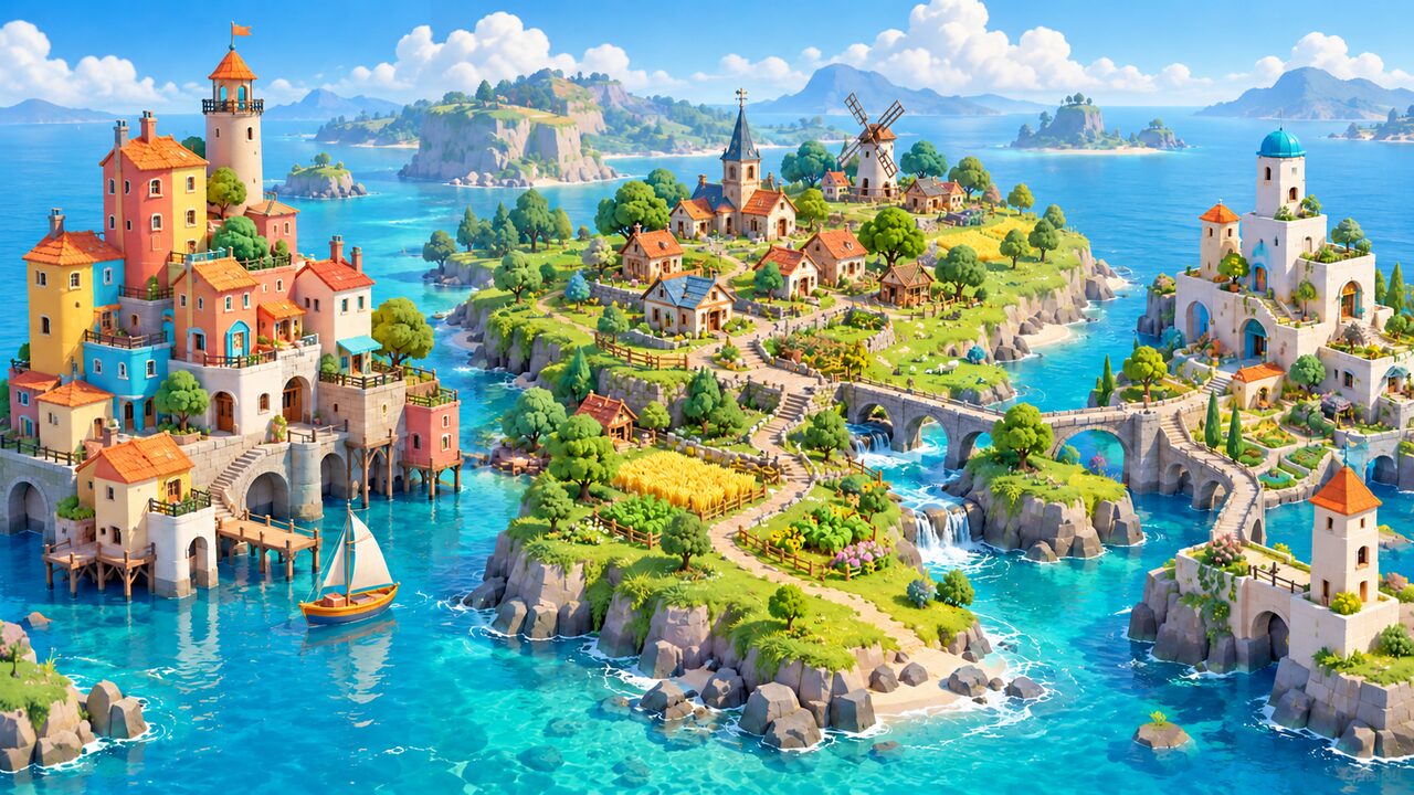 Игры, похожие на Townscaper