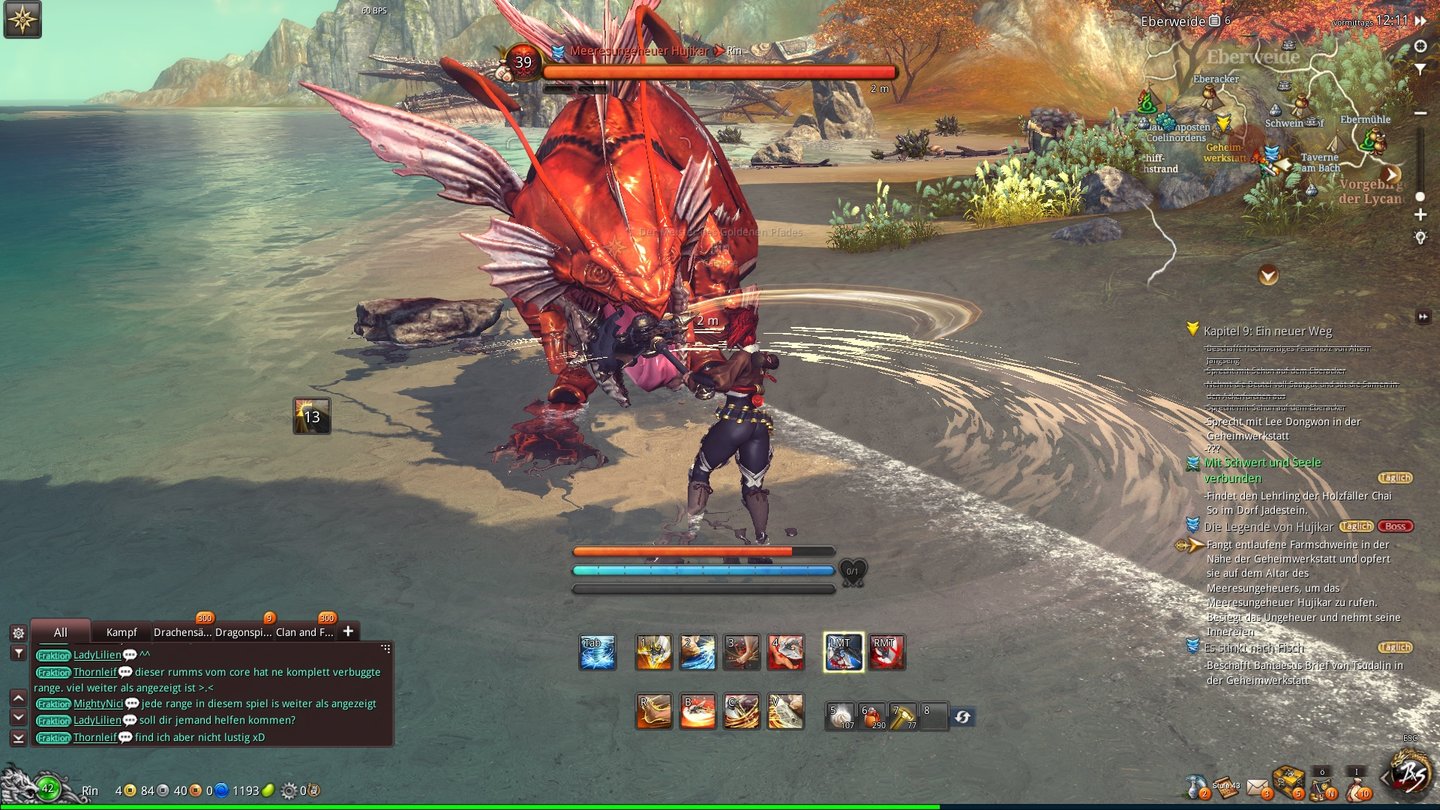 Геймплей Blade and Soul
