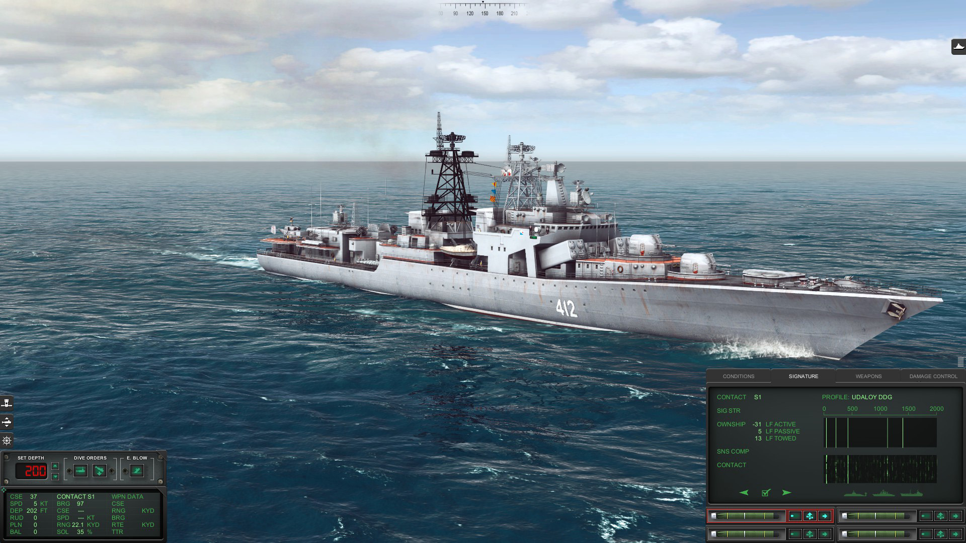 Игровой процесс Sea Power: Naval Combat in the Missile Age