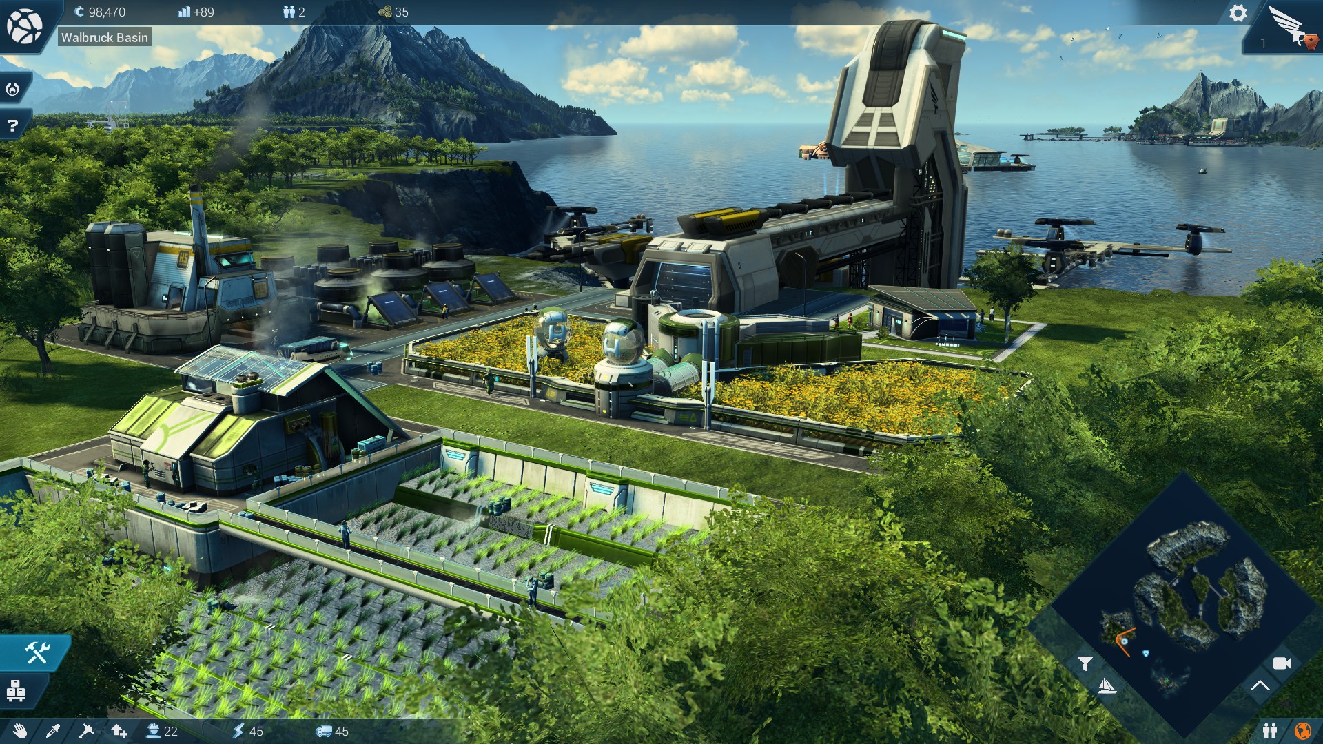 Скриншот игрового процесса Anno 2205