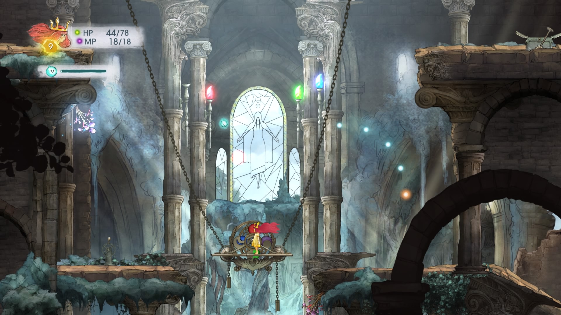 Скриншот игрового процесса Child of Light