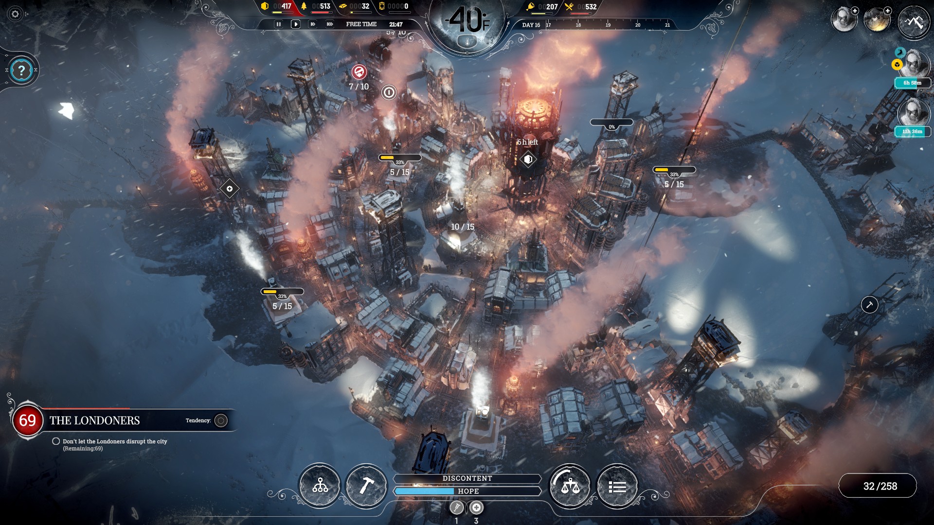 Игровой процесс Frostpunk