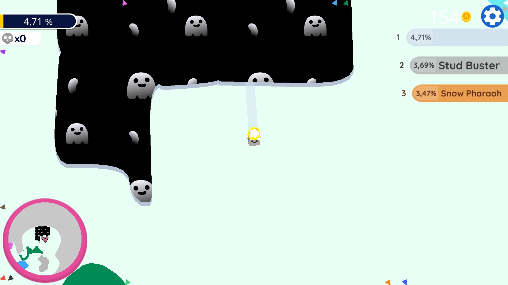 Игровой процесс Paper.io 2