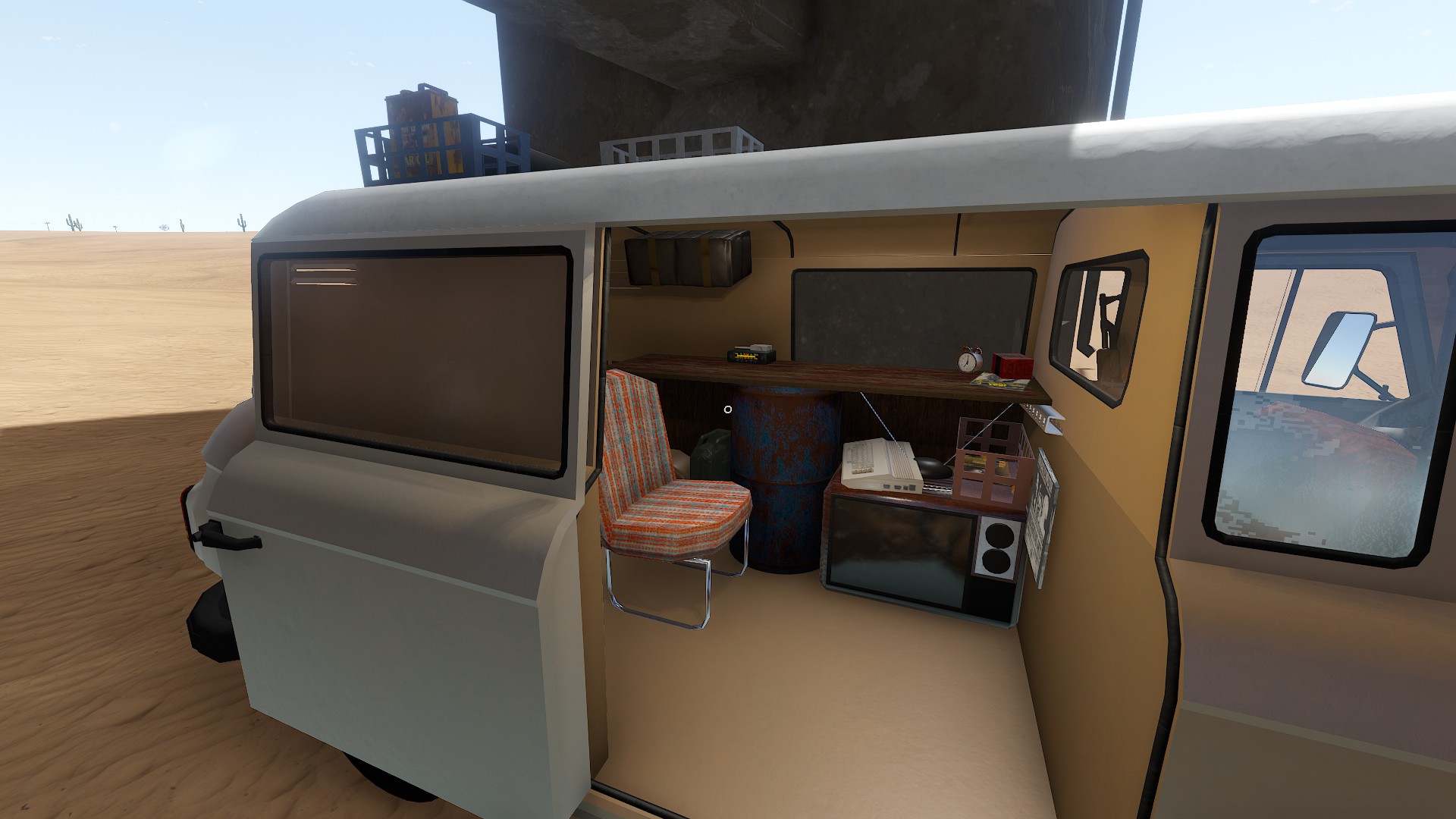 Игровой процесс The Long Drive: транспорт и припасы для долгой поездки