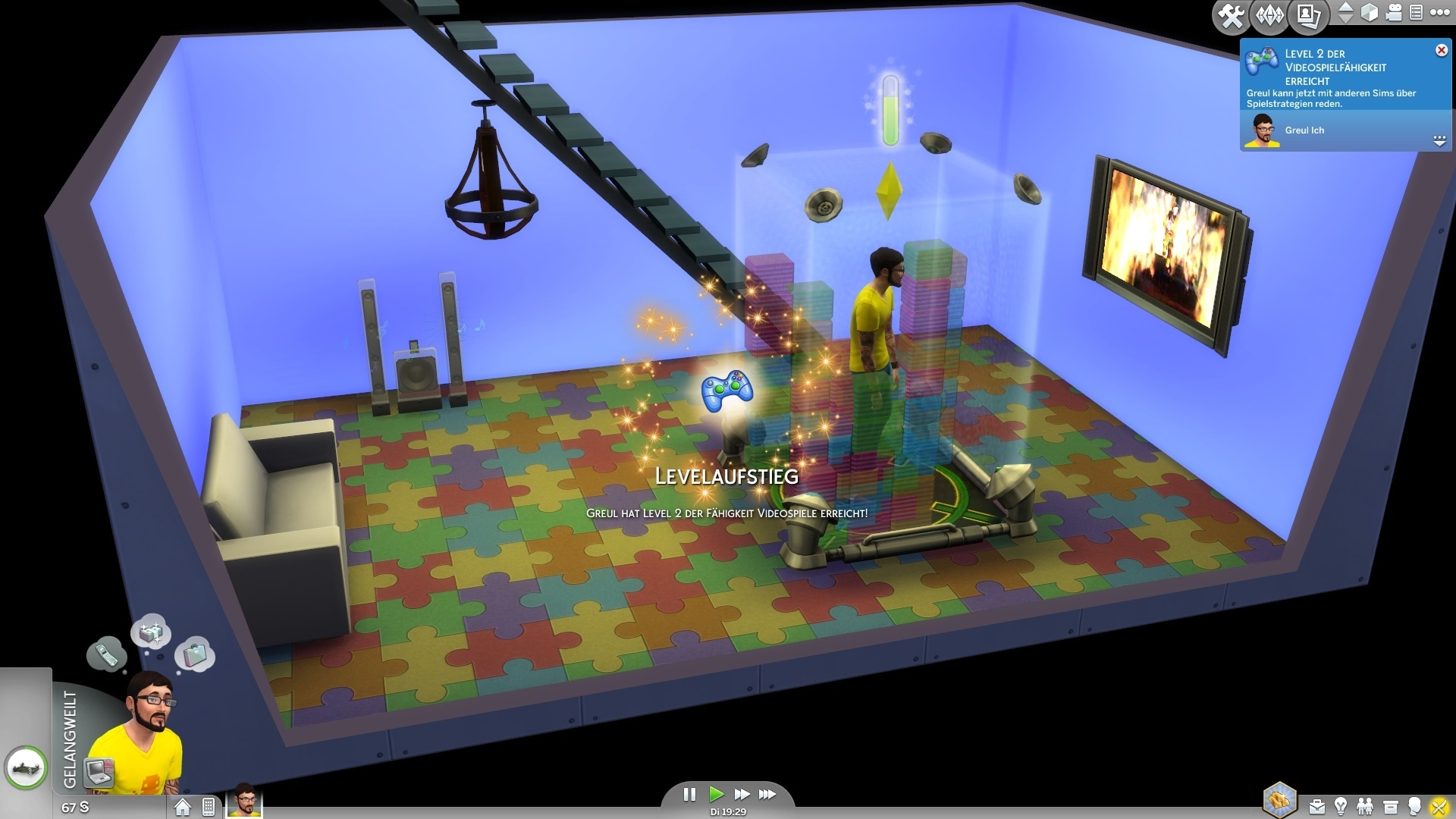 Дом и повседневная жизнь персонажа в The Sims 4