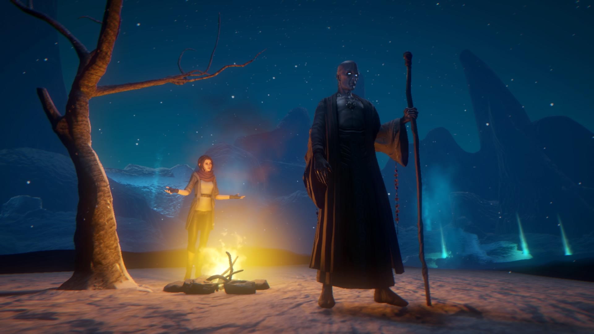 Игровой процесс Dreamfall Chapters: Киан в фантастическом мире Аркадии