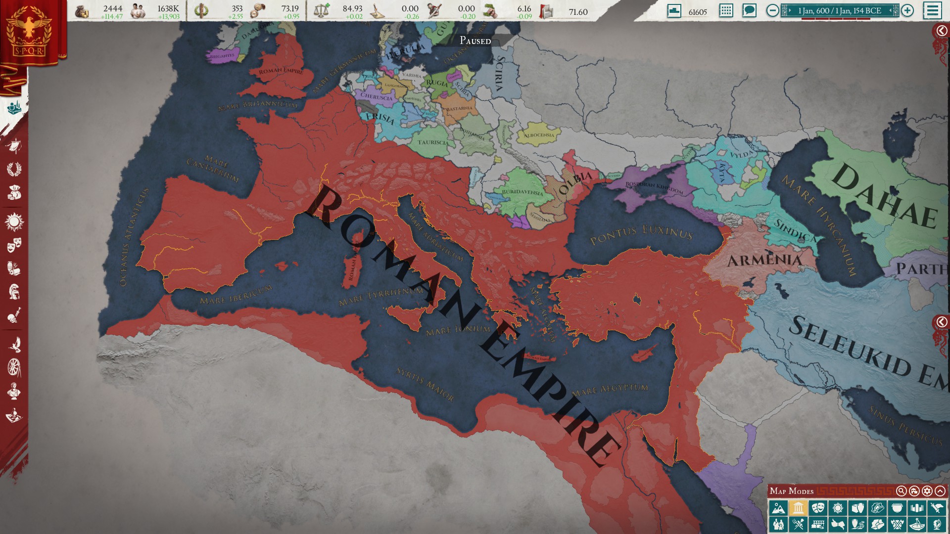Imperator: Rome — игровой процесс