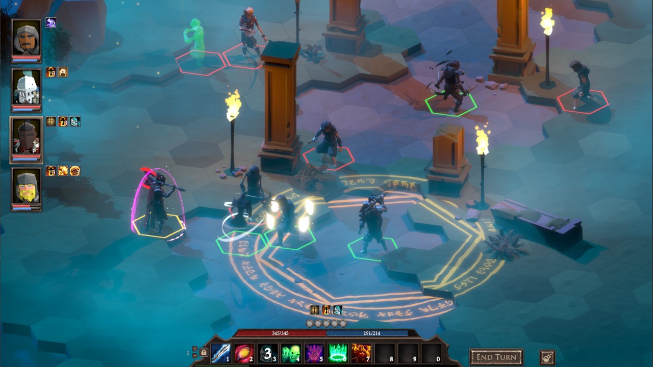 Пошаговое сражение отряда в Stolen Realm