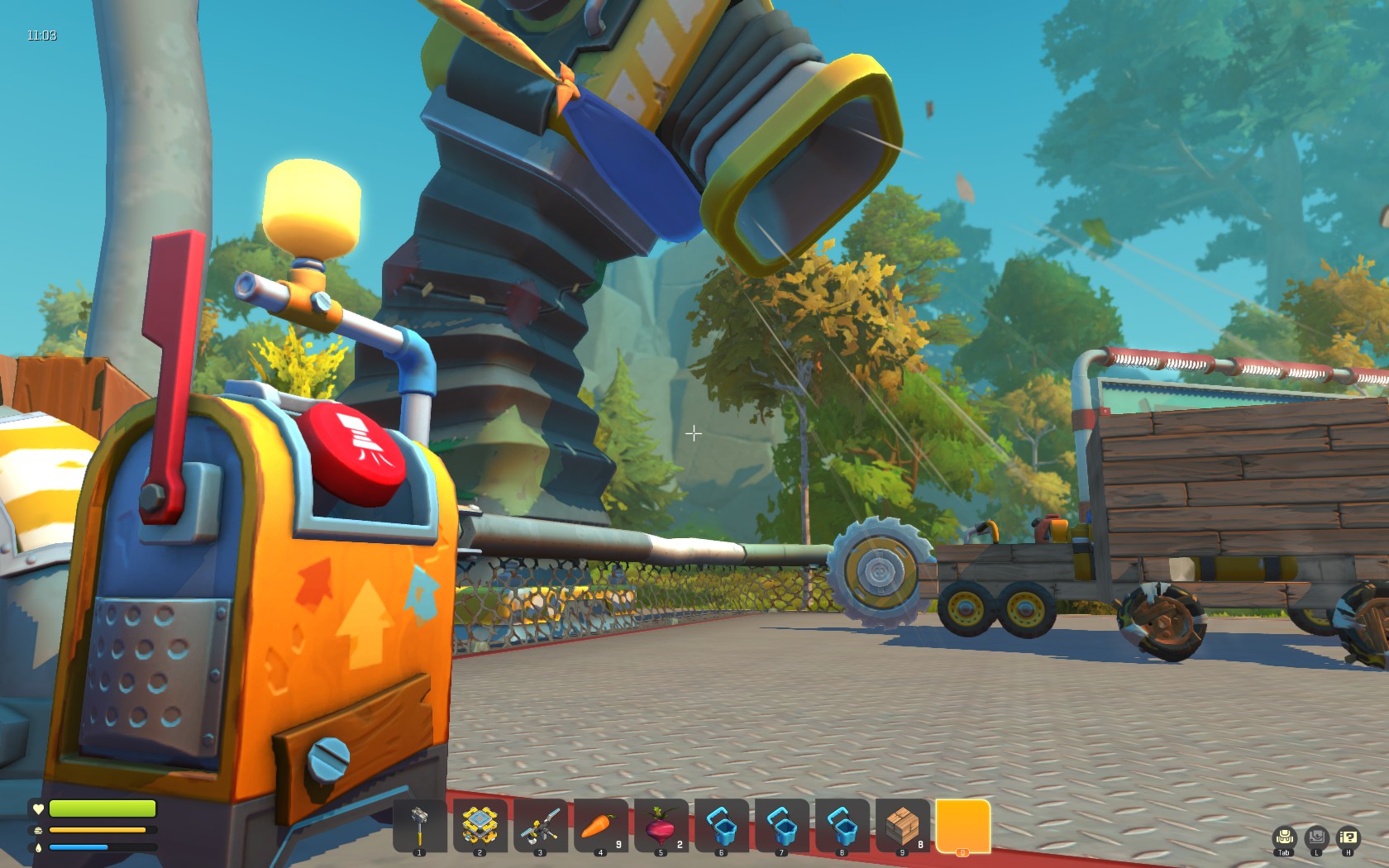 Механизмы и оборудование в режиме выживания Scrap Mechanic