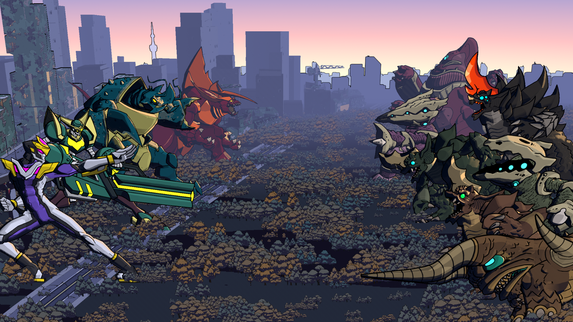Игровой процесс Dawn of the Monsters