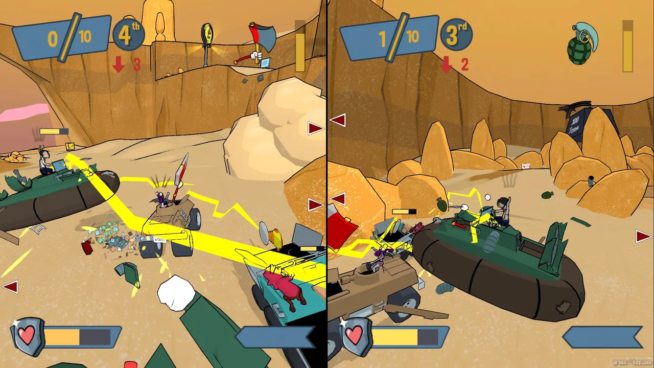 Игровой процесс Cel Damage