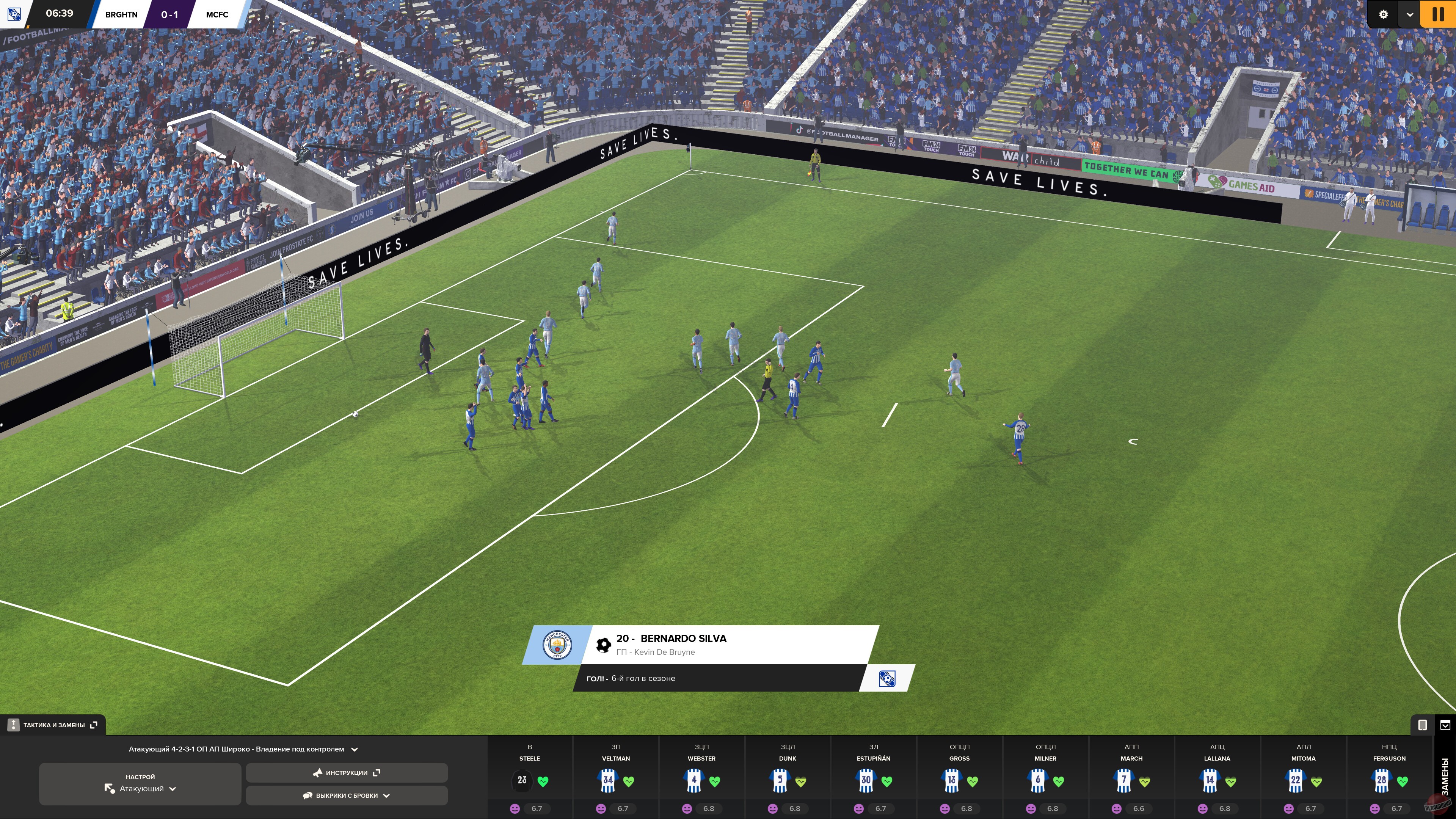 Игровой процесс Football Manager 2024