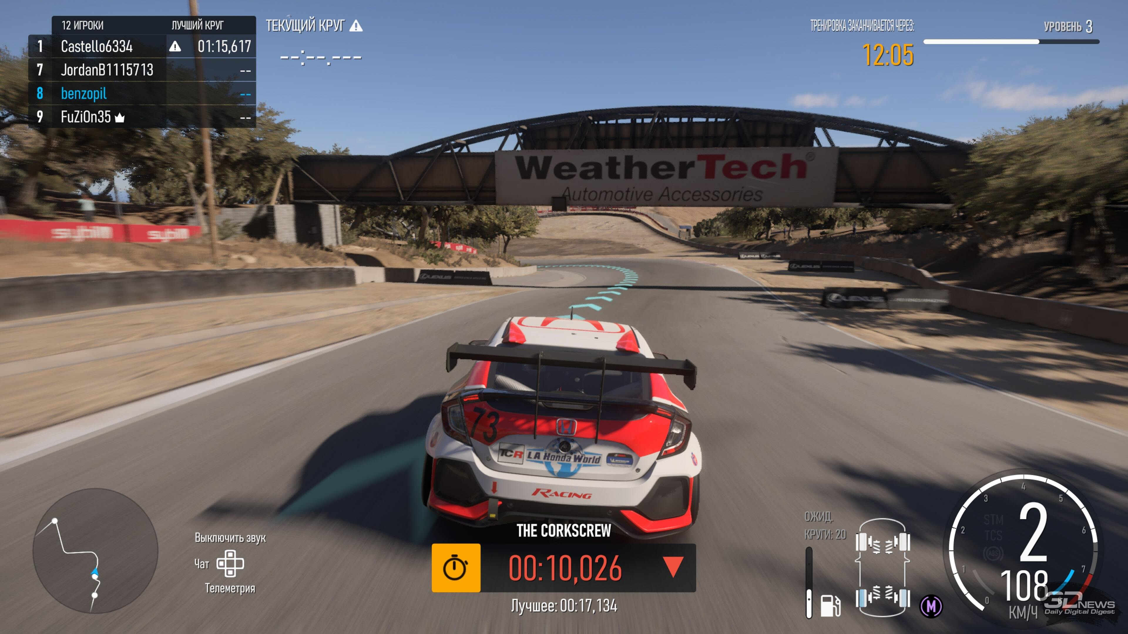 Кольцевая гонка в Forza Motorsport