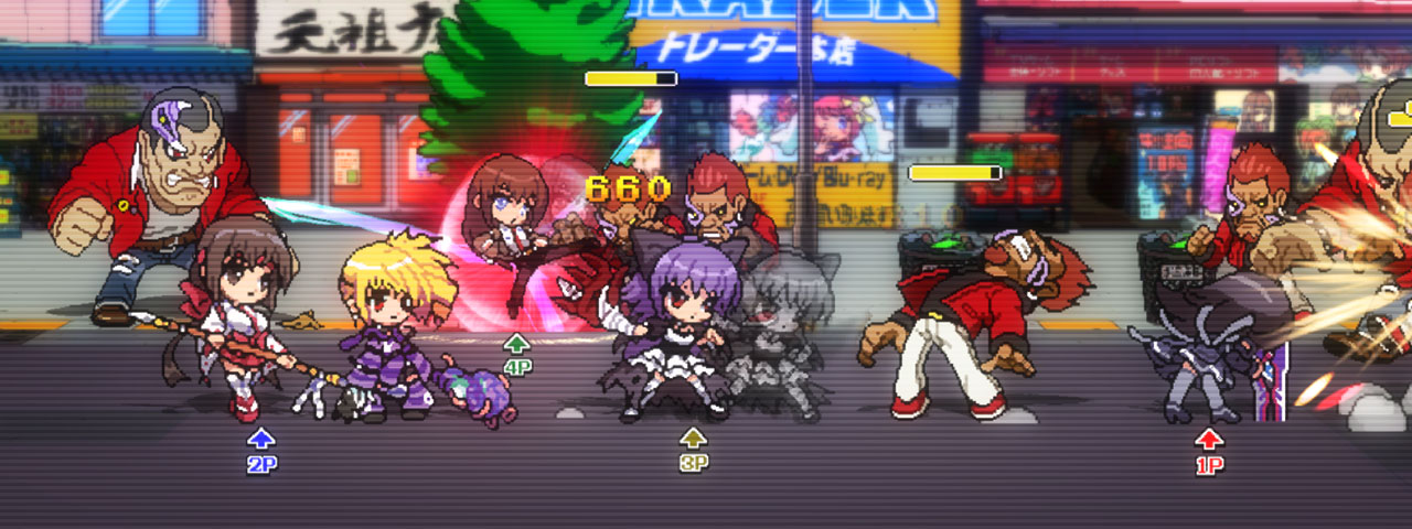 Игровой процесс Phantom Breaker: Battle Grounds Overdrive