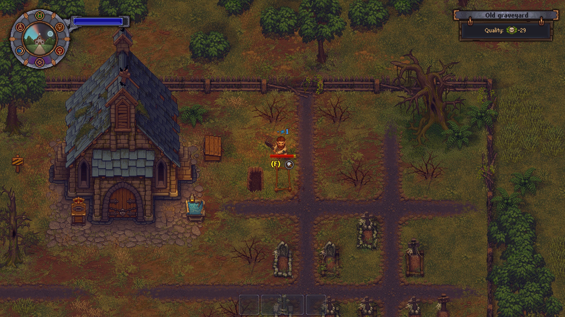Игровой процесс Graveyard Keeper