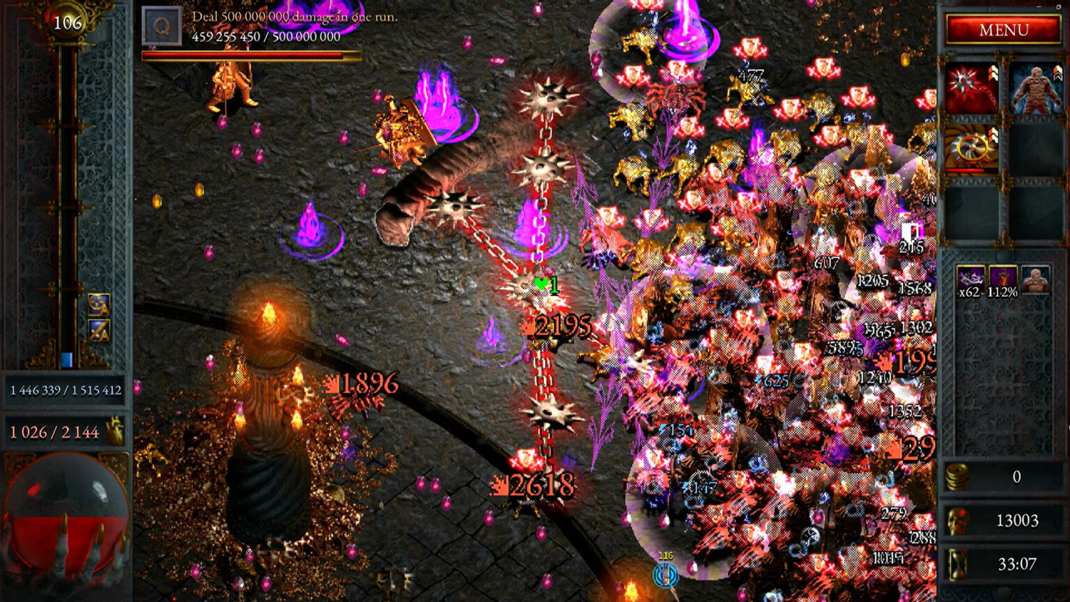 Игровой процесс Halls of Torment