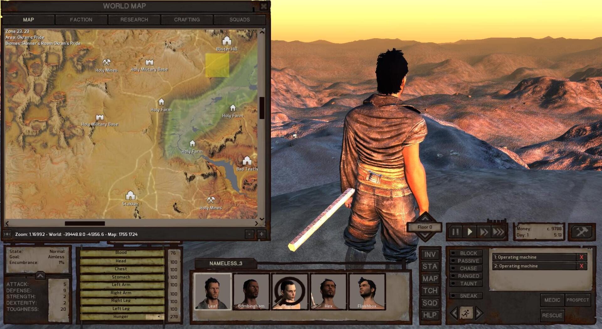 Игровой процесс Kenshi