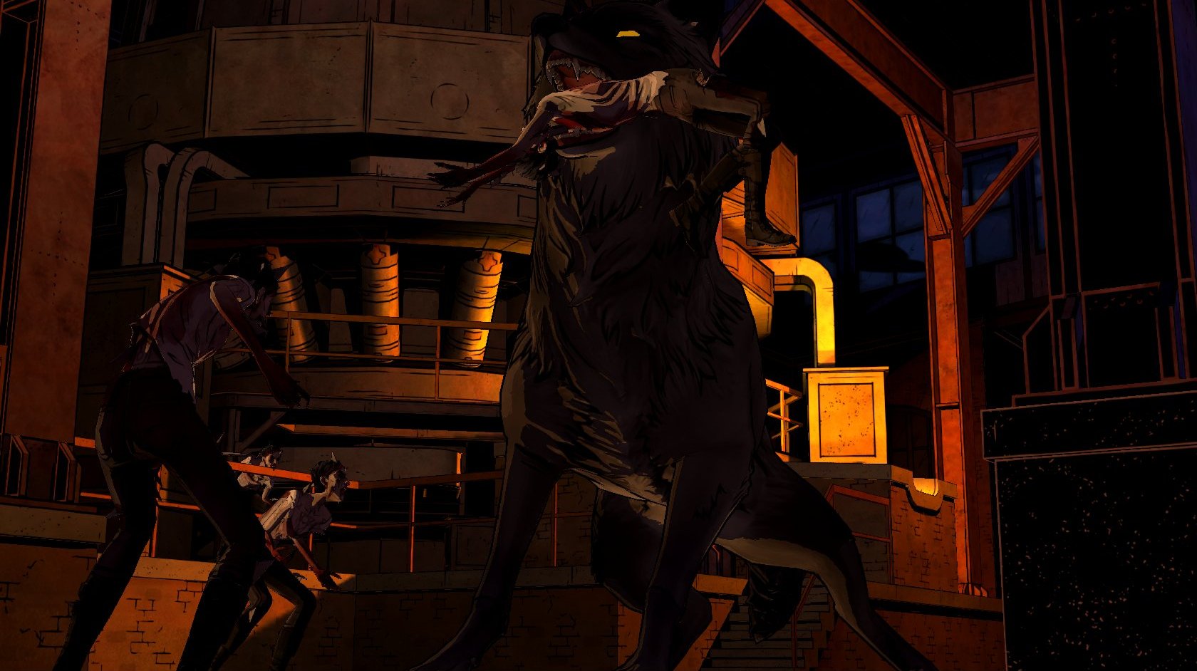 Бигби в игровой сцене The Wolf Among Us