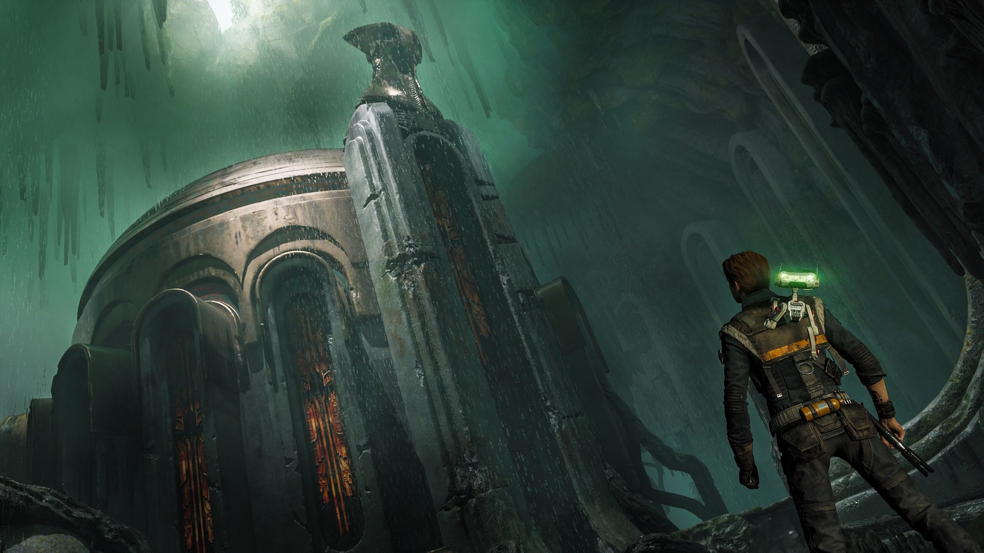 Геймплей Star Wars Jedi: Fallen Order — исследование древнего храма