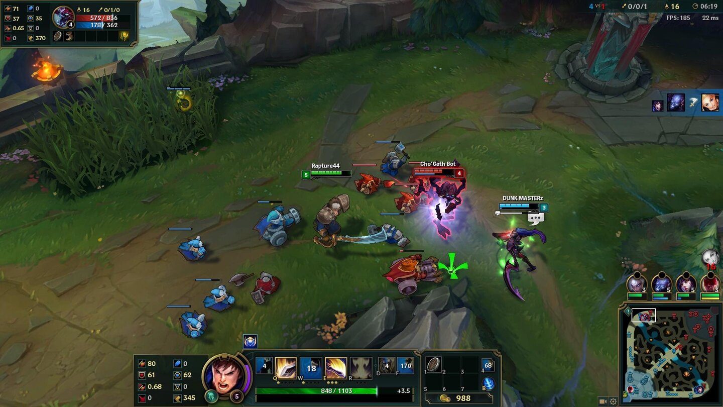 Игровой процесс League of Legends
