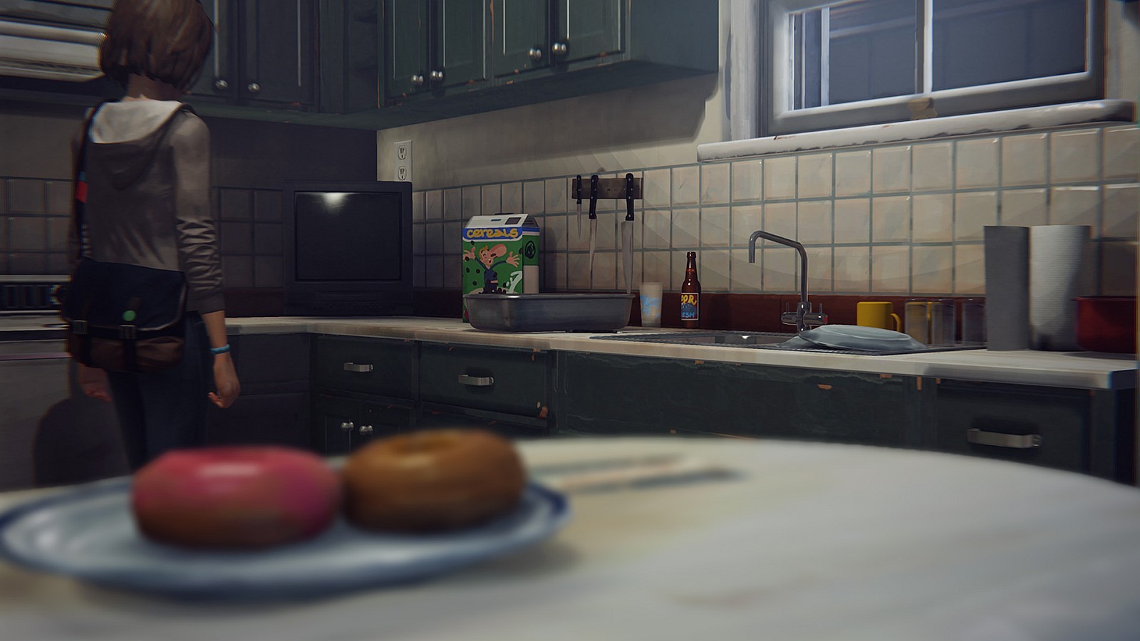 Макс исследует кухню в Life is Strange