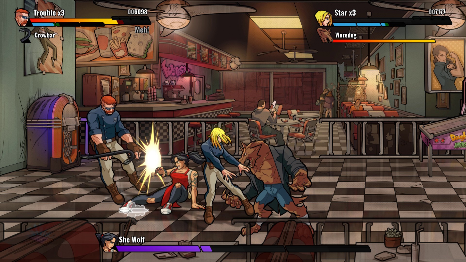 Игровой процесс Mayhem Brawler