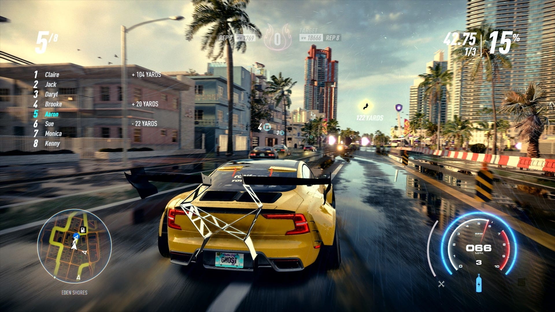 Геймплей Need for Speed Heat: уличная гонка в Палм-Сити