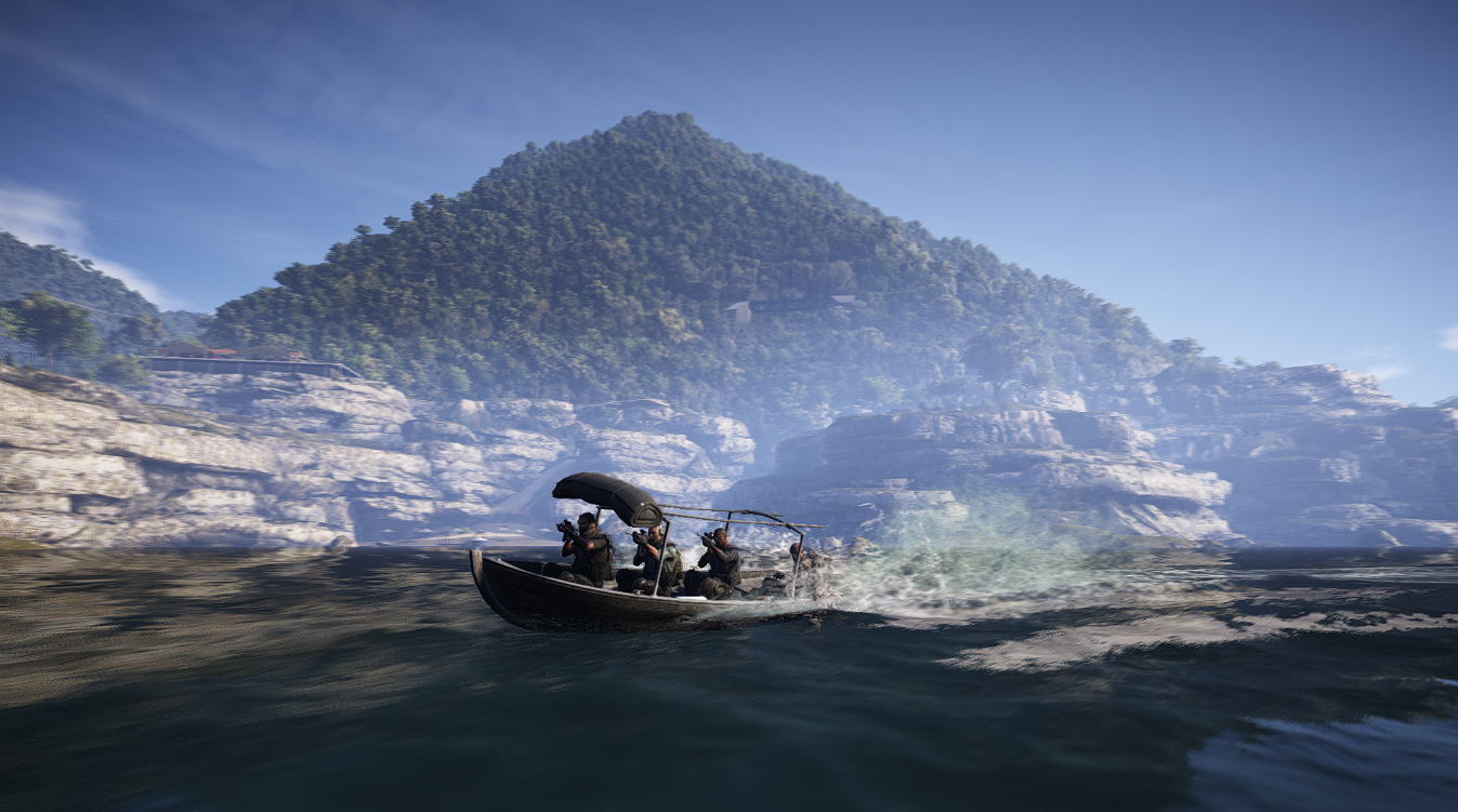 Отряд ведёт разведку в Tom Clancy’s Ghost Recon Wildlands