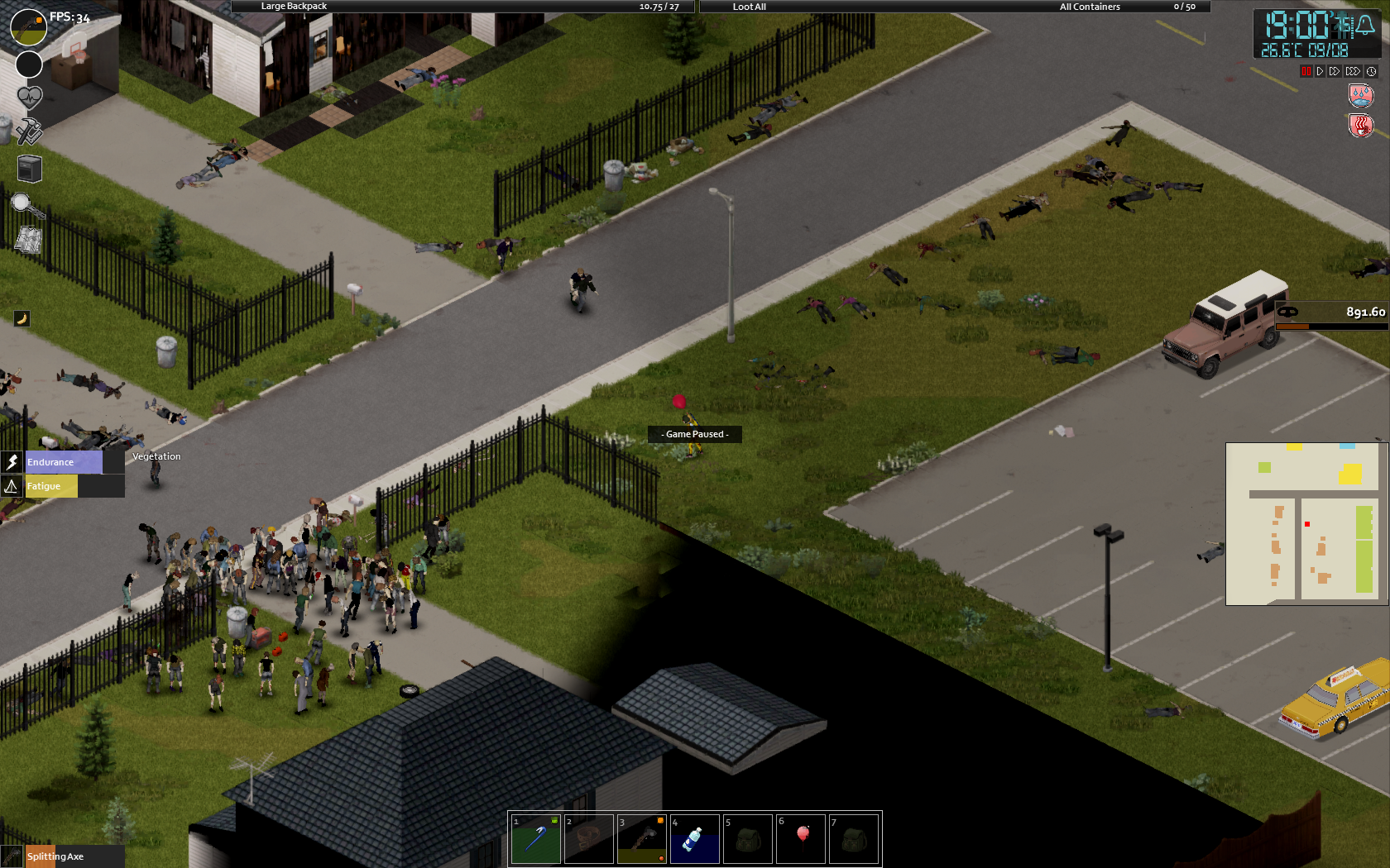 Project Zomboid — игровой процесс