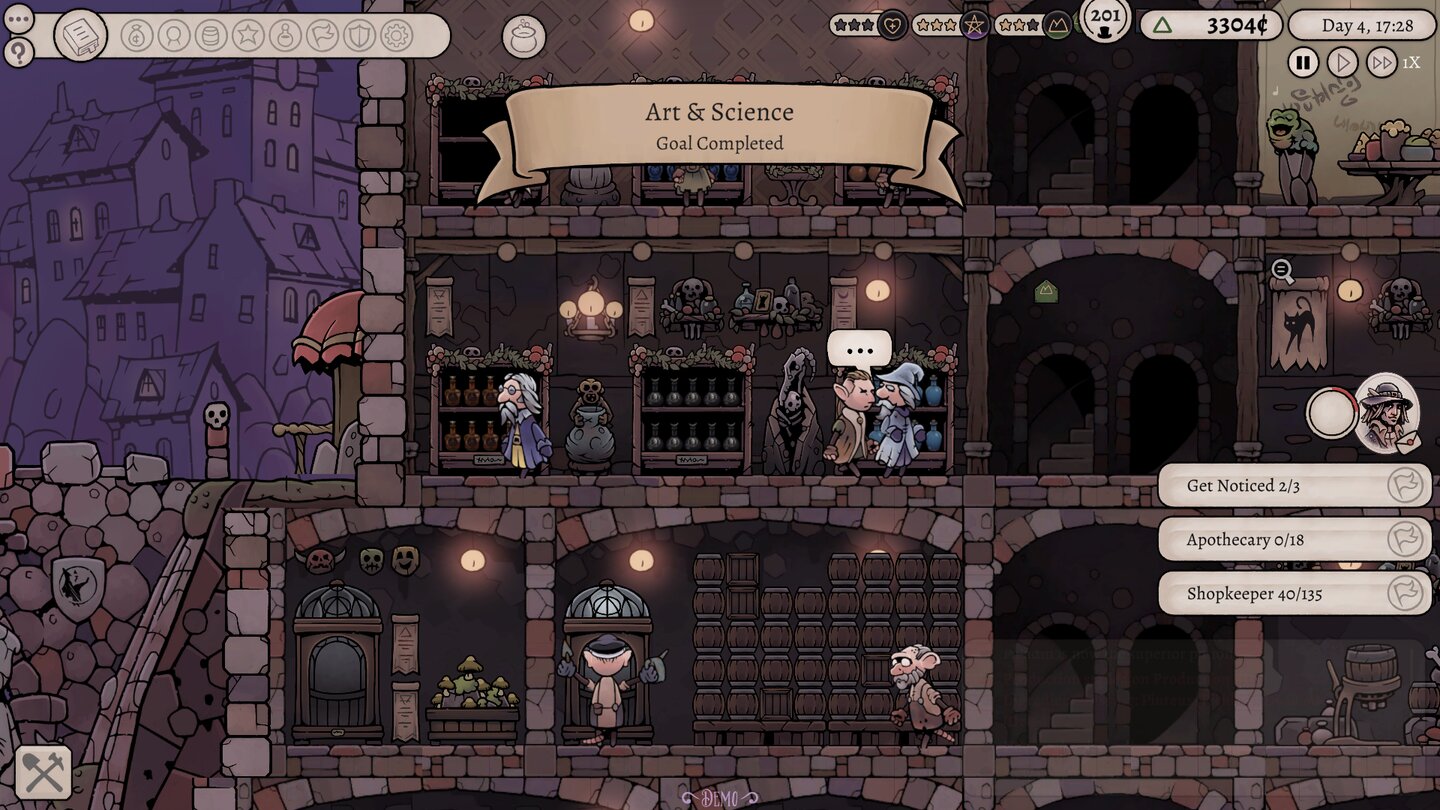Игровой процесс Potion Tycoon