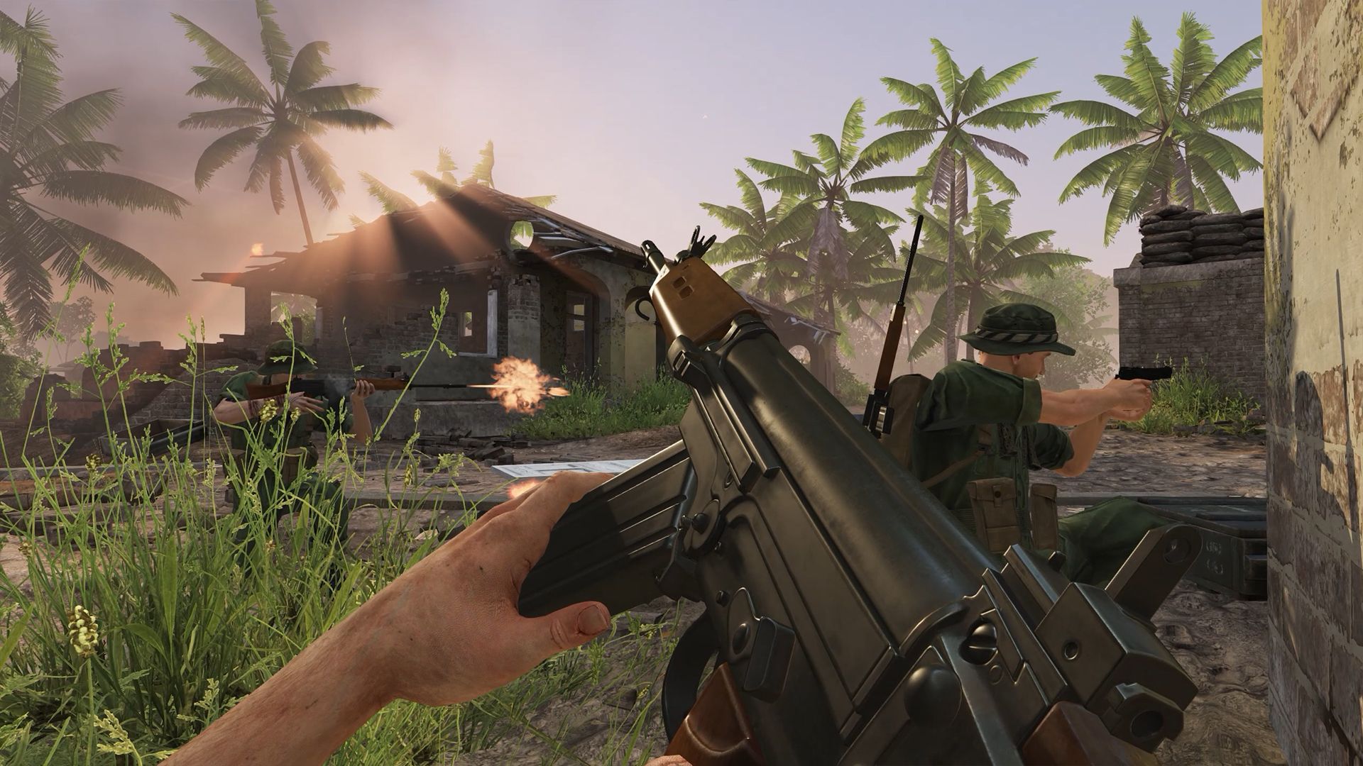 Rising Storm 2: Vietnam — солдаты ведут бой в тропической деревне