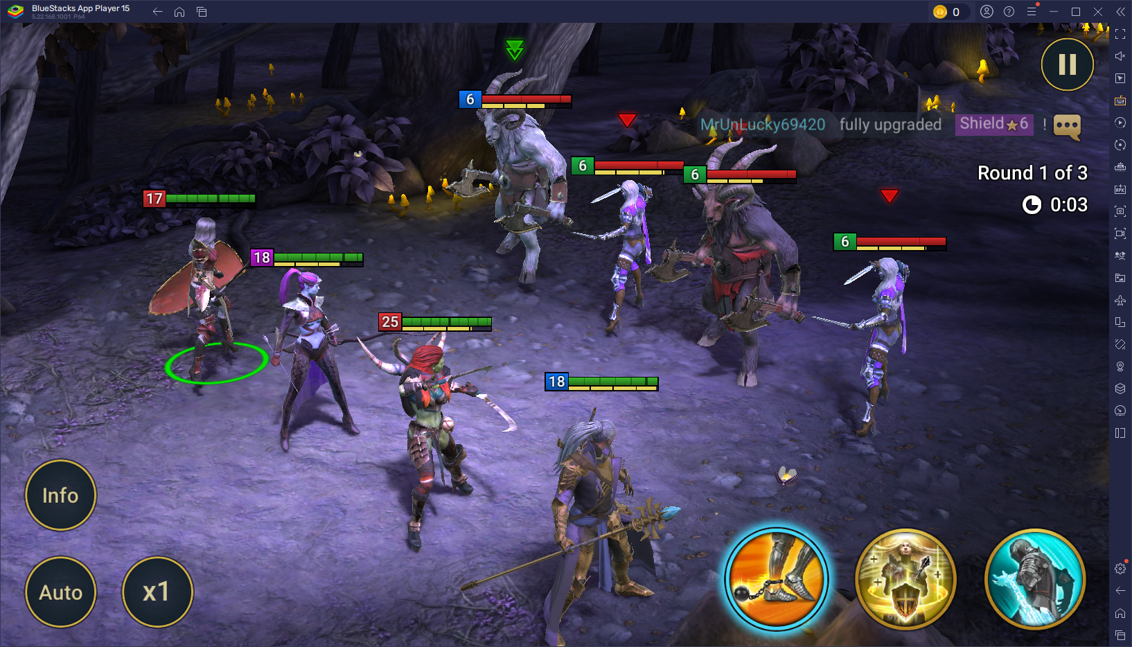 Пошаговый бой в RAID: Shadow Legends