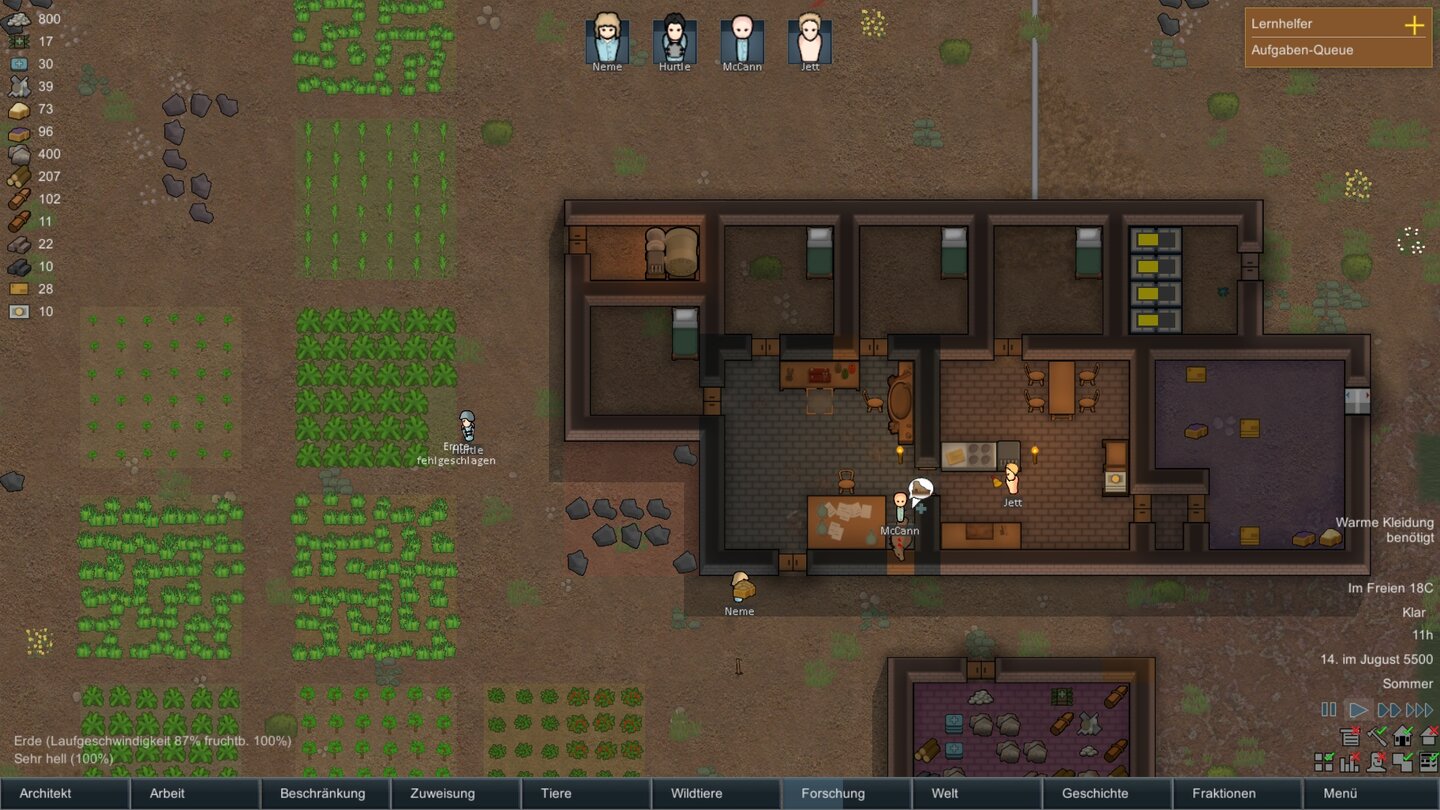Игровой процесс RimWorld